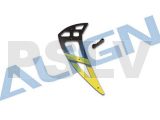 H55T003XXT 550L Carbon Fiber Vertical Stabilizer Yellow